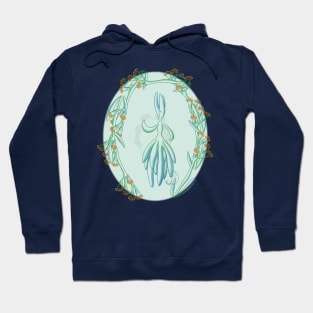 Succulent Sprite - blue chalksticks Hoodie